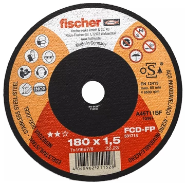 FISCHER FCD-FP 180x1,5x22,23 plus Vágókorong (531714)