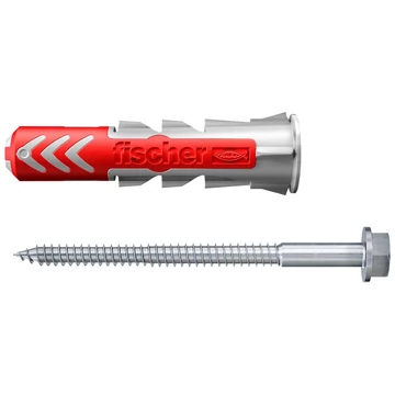 FISCHER DUOPOWER 10x50 S LD dübel biztonsági csavarral (535461)