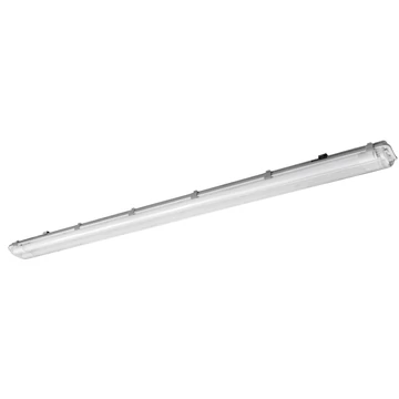 GTV Por- és páramentes LED lámpatest, G-TECH LED, 2x58, G13, T8, 1500 mm, IP65, szürke ház, ABS/PS (GTV-GT-HER2X58-00)