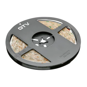 GTV LED szalag, LED FLASH technológia, SMD5050, IP65, 60LED/m, 14,4W/m, 850lm/m, 3200K, 10mm széles (GTV-LD-5050-300-65-CB)