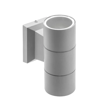 GTV Homlokzati lámpatest, BALEO MINI 2, két irányú, 2XGU10, 10W, 153x65x116mm, IP54,220-240V/AC, kültéri (GTV-LD-BA2GU10-0M)