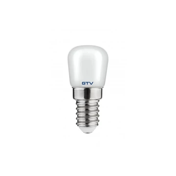 GTV LED fényforrás hűtőszekrénybe, E14, SMD5050 opál búra, 2W, 180lm, 4000K, 360°, 230V/AC (GTV-LD-E14S2WE0-40)