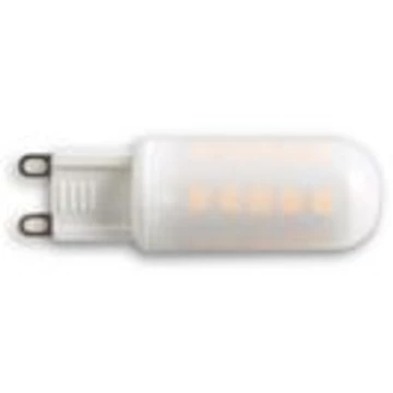 GTV LED fényforrás, G9, SMD2835, 4W, 300lm, 43mA, 3000K, 360°, 230V, opál búrás (GTV-LD-G96440-32)