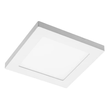 GTV Mennyezeti LED lámpa, süllyesztett, MOZA, 12W, 1000lm, 4000K, IP40, 120fok, 230V, 180 mm, négyzet (GTV-LD-MZ12WKW-NB)