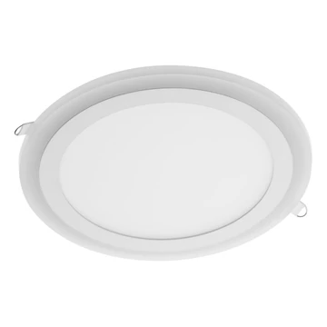 GTV Mennyezeti LED lámpa, süllyesztett, TWINS, 16W,(12+4W) 1140lm, 3000K, IP20, 120fok, 230V, kerek (GTV-LD-TWW16W-CB)