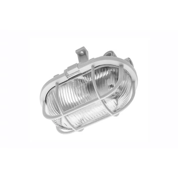 GTV Hajólámpa, műanyagrácsos, E27, 1x40W, IP44, 230V, fehér (GTV-OS-KAY060-00)
