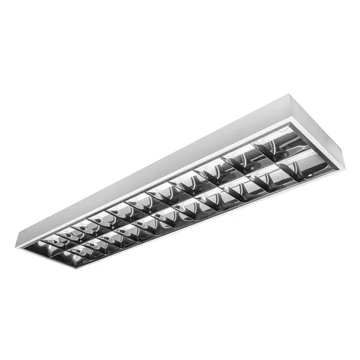 GTV Armatúra tükrös LED fénycsőhöz, RASTRO LED, T8, IP20, 140fok, 220-240V/AC,50-60Hz (GTV-OS-LE150NJ-01)