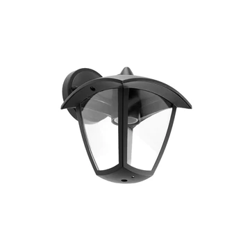 GTV Homlokzati lámpatest, max. 20W, IP54, ALU+üveg, 209 x 204x 167 mm, fekete, 230V/AC (GTV-OS-MARINADA-00)