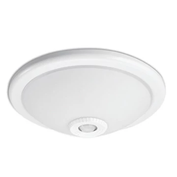 GTV Mennyezeti lámpa, E27, 2x40W, IP20, 360fok, 230V, mozgásérzékelővel (6m) ,tejfehér (GTV-OS-PLCRKZ-00)