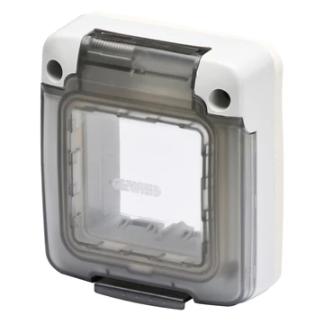 GEWISS COMBI CSAPFEDÉL 2 MODUL FÜSTSZÍNŰ AJTÓ IP65 SZÜRKE (GW27403)