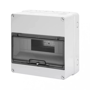 GEWISS ELOSZTÓSZEKRÉNY 12M FALON KÍVÜLI ÁTLÁTSZÓ AJTÓ IP55 250X250X135 (GW40005)