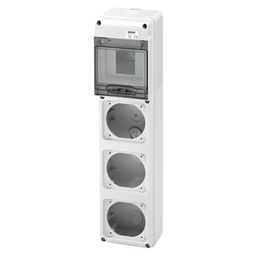 GEWISS Q-DIN 5 M 3 PANELES ELOSZTÓSZEKRÉNY 16A IP44/67 IP65 (GW68001N)