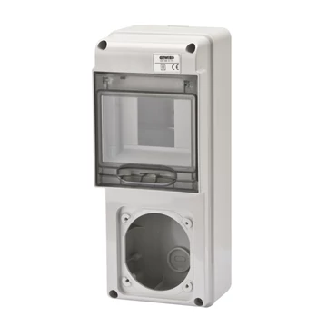 GEWISS Q-DIN 5 M 1 PANELES ELOSZTÓSZEKRÉNY 16A IP44/67 IP65 (GW68017N)
