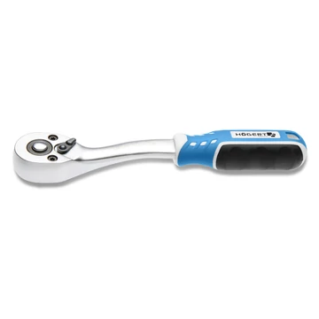 HÖGERT Racsnis hajtókar 1/4", 72T foggal, CrV, gyors kioldással, ergonómikus markolattal (HT1R324)
