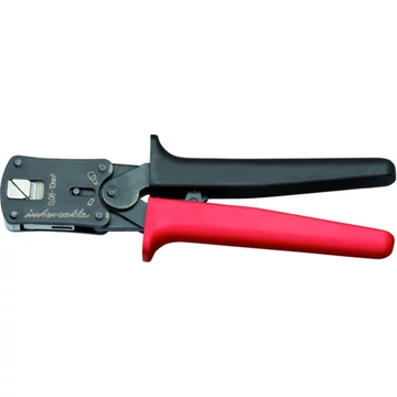 INTERCABLE Présszerszám, mechanikus racsnis présfogó érvéghüvelyekhez 0,08-10mm2, 2x0,5-2x4mm2, négyzetes (MPAE10V)