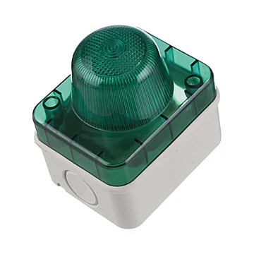 JANGAR Vészjelző, IP54, zöld, E14, 10W, falon kívüli (JG-460V)