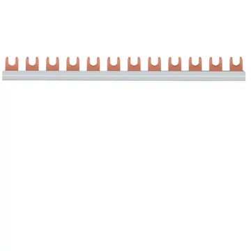 HAGER Fázissín 12db 1P kismegszakítóhoz, 16mm2, 80A, 12M, 210mm (KDN180A)