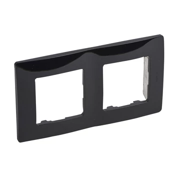 LEGRAND Niloé kettes keret, onyx fekete (397052)