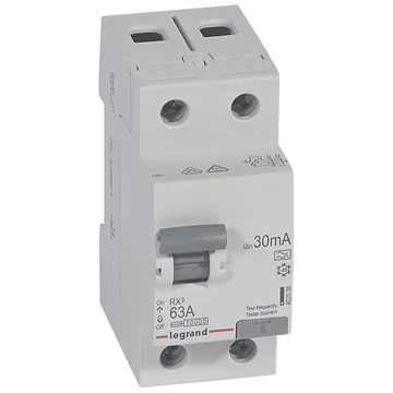 LEGRAND RX3 áram-védőkapcsoló 2P 63A A 30MA (402038)