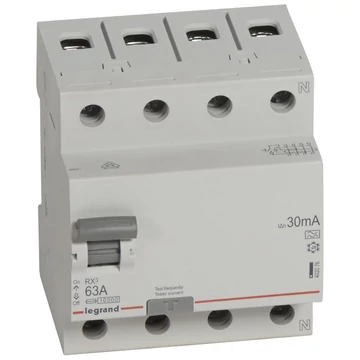 LEGRAND RX3 áram-védőkapcsoló 4P 63A A 30MA (402076)