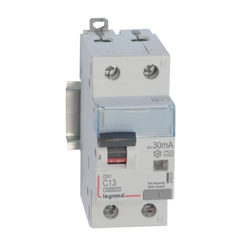 LEGRAND DX3 1P+N kombinált áram-védőkapcsoló C13 10000A / 10kA 30MA A típus (411295)
