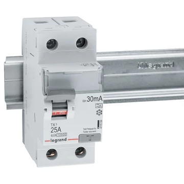 LEGRAND TX3 áram-védőkapcsoló 2P 25A 30MA A (411559)