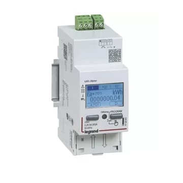 LEGRAND EMDX3 fogyasztásmérő impulzus kimenettel 1F 63A (412080)