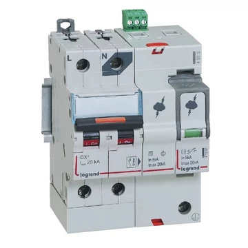 LEGRAND Lexic komp. túlfeszültség-levezető T2, 20 kA, 320V AC, 1P+N jobb nulla+SD (412212)