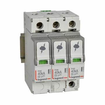 LEGRAND Túlfeszültség-levezető T2 40KA 3P 440V +SD (412232)
