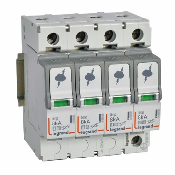 LEGRAND Túlfeszültség-levezető T1+T2 8KA 4P (412253)