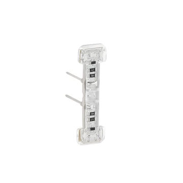 LEGRAND Valena Allure Bepattintható LED lámpa jelzőfénnyel felszerelhető és nulla vezetékes váltókapcsolóhoz, Kék (752058)