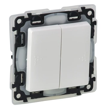 LEGRAND Valena Life kettős váltókapcsoló IP44 fehér (752158)