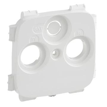 LEGRAND Valena Allure TV-RD-SAT aljzat burkolat (30 mm), Fehér (754805)
