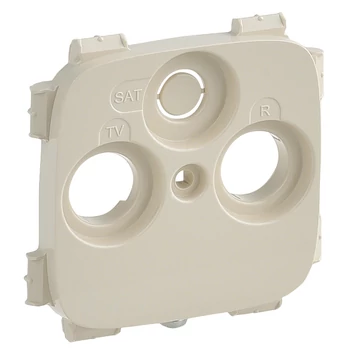 LEGRAND Valena Allure TV-RD-SAT aljzat burkolat (30 mm), Elefántcsont (754806)