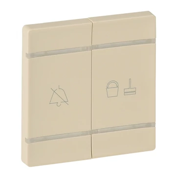 LEGRAND MyHome (Valena Life) “Ne zavarjanak” és “Takarítást kérek” burkolatok kat. szám 0 675 93 vezérlő mechanizmushoz, elefántcsont (754931)
