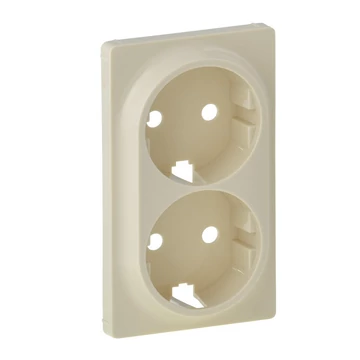 LEGRAND Valena Life 2x2P+F csatlakozóaljzat burkolat elefántcsont (754951)
