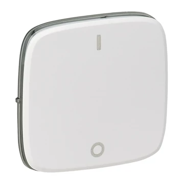 LEGRAND Valena Allure Kétpólusú kapcsoló burkolat, Fehér (755125)