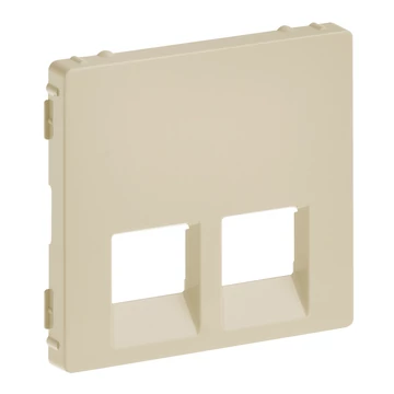 LEGRAND Valena Life 2xRJ45/RJ11 csatlakozóaljzat burkolat elefántcsont (755421)