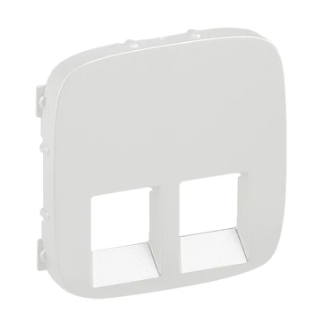 LEGRAND Valena Allure 2xRJ11/RJ45 aljzat burkolat, Gyöngyház (755429)