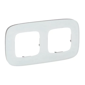 LEGRAND Valena Allure Kettes keret, Fehérüveg (755542)
