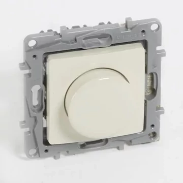 LEGRAND Niloé forgatógombos fényerőszabályzó 5 - 300 W (izzó, halogén), 2-vezetékes, bézs (764688)