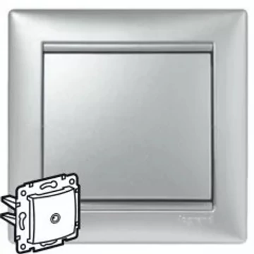 LEGRAND Valena TV aljzat végz 10dB alumínium (770130)
