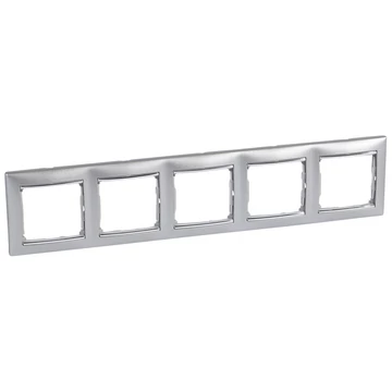 LEGRAND Valena Alumínium / Ezüst, 5-ös vízszintes keret (770355)