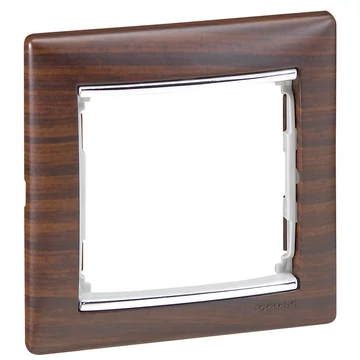 LEGRAND Valena Wenge dekor / Ezüst, 1-es keret (770371)