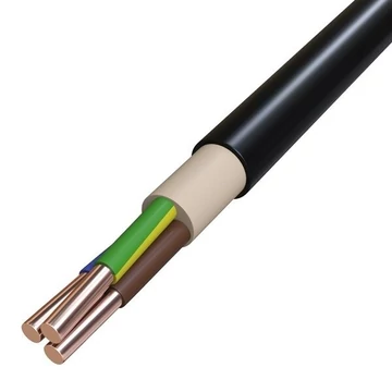 NYY-J 3x 2,5 mm2 RE (ring), Földkábel réz vezetővel, tömör erű (0,6/1kV) (20211921)