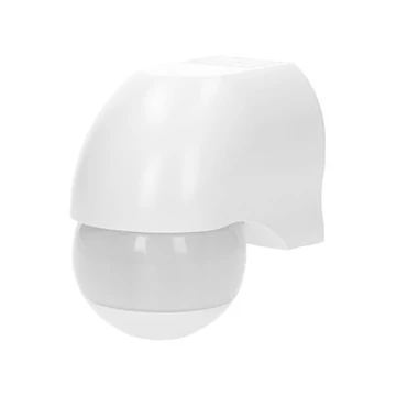 ORNO Mozgásérzékelő, PIR, 1200W, IP44, látószög 180°, hatótáv 12m, 230V/AC, fehér, LED, állítható (OR-CR-204W)
