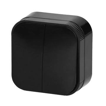 ORNO Falon kívüli csillár kapcsoló, fekete, 230V, 10A, IP20 (OR-OE-7201/B)