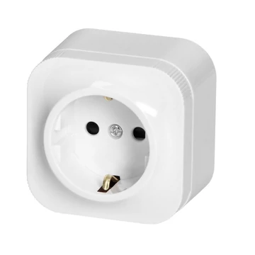 ORNO Falon kívüli dugalj, fehér, 2P+F, 16A, 230V, IP20 (OR-OE-7205(GS)/W)