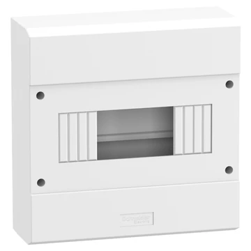SCHNEIDER ELECTRIC MICRO PRAGMA Kiselosztó, ajtó nélkül, falon kívüli, 8 modul (10208)