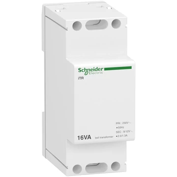 SCHNEIDER ELECTRIC ACTI9 Csengő transzformátor 16VA 230VCA 8-12VAC (A9A15212)
